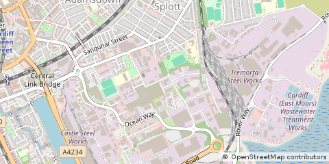 Map of Cardiff