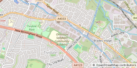 Map of Oldbury West Midlands