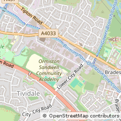 Map of Oldbury West Midlands