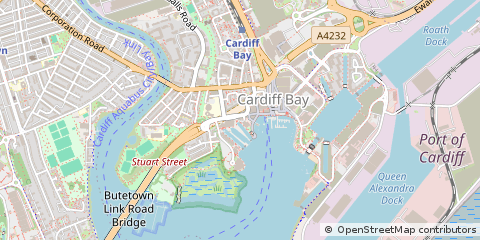 Map of Cardiff