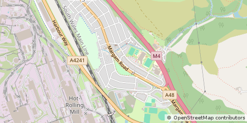 Map of Port Talbot