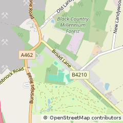 Map of Wolverhampton, Staffordshire