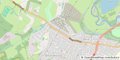 Map of Bournemouth, Dorset