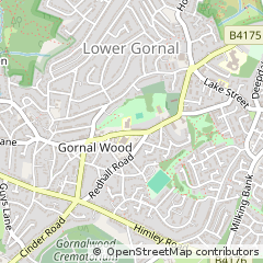 Map of Dudley