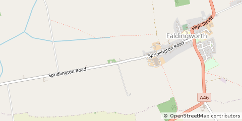 Map of Faldingworth, Lincolnshire