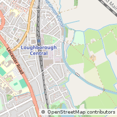 Map of Loughborough, Leics