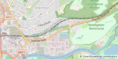 Map of Nottingham