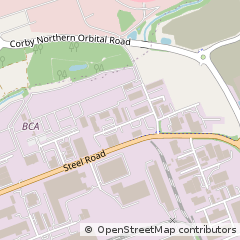 Map of Corby, Northamptonshire