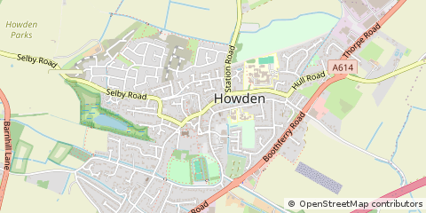Map of Goole, South Yorkshire