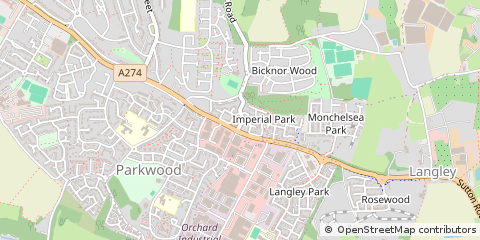 Map of Maidstone