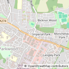 Map of Maidstone