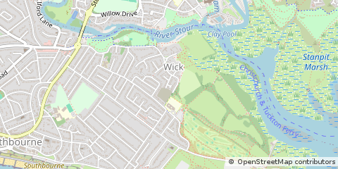 Map of Bournemouth