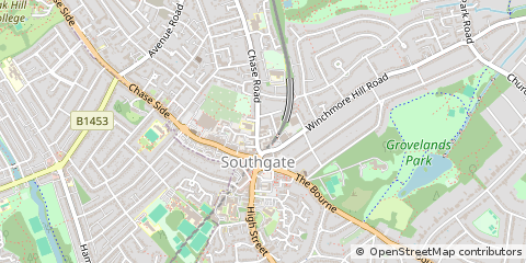 Map of Southgate