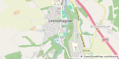 Map of Lanark