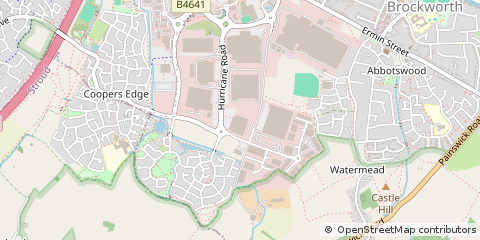 Map of Gloucester, Gloucestershire