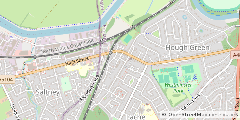 Map of Chester, Cheshire