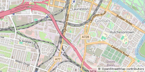 Map of Glasgow
