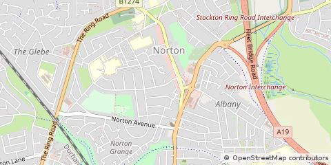 Map of Stockton-on-Tees