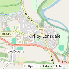 Map of Carnforth, Cumbria