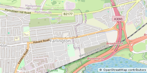 Map of Portsmouth, Hampshire
