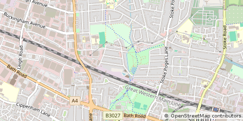 Map of Slough, Hampshire