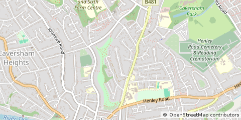 Map of Reading