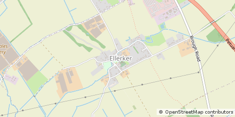 Map of Brough, East Yorkshire