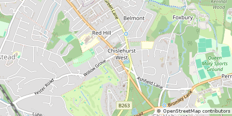Map of Chislehurst
