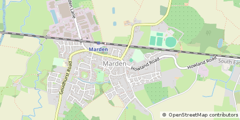 Map of Tonbridge