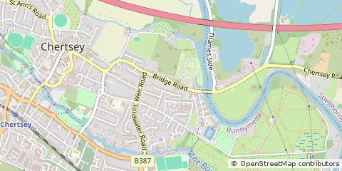 Map of Chertsey