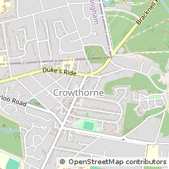 Map of Crowthorne, Berks