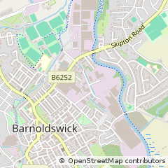 Map of Barnoldswick, Lancashire