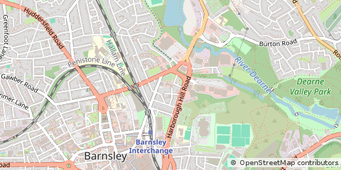 Map of Barnsley, North Yorkshire