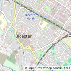 Map of Bicester, Oxon