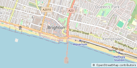 Map of Brighton, East Sussex