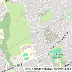 Map of Carrickfergus, County Antrim