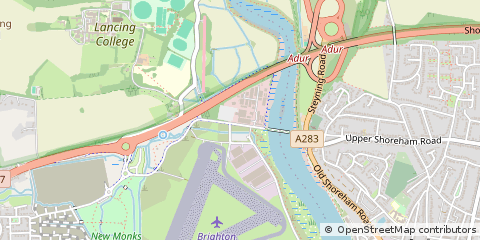 Map of West Sussex