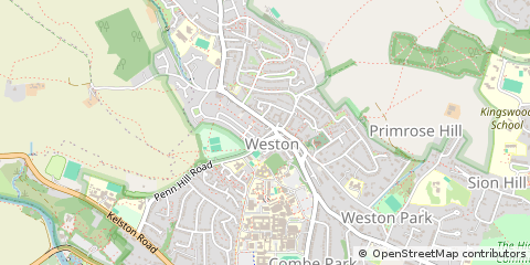 Map of Bath, Avon