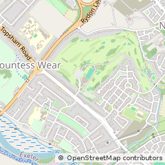Map of Exeter, Devon