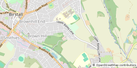 Map of Batley, West Yorkshire