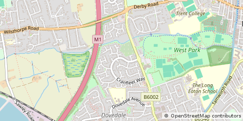 Map of Nottingham