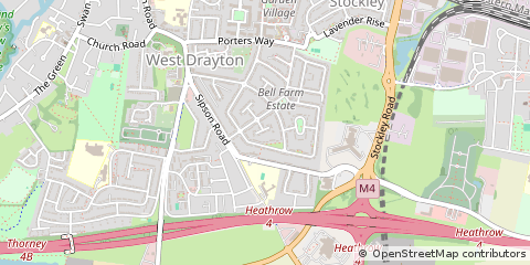 Map of West Drayton