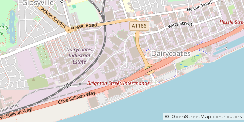 Map of Hull, East Yorkshire