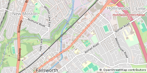 Map of Manchester