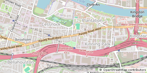 Map of Glasgow
