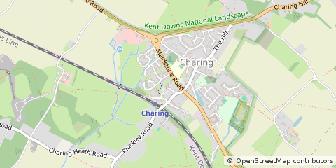 Map of Ashford, Kent