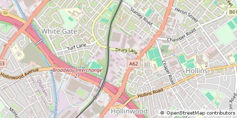 Map of Oldham
