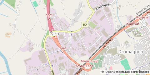 Map of Portadown, Co Armagh