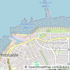 Map of Whitstable, Kent