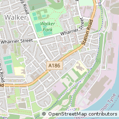 Map of Newcastle Upon Tyne, Ne63uh